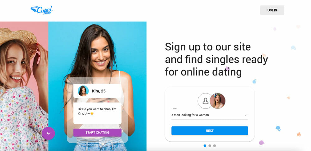 CupiDates main page